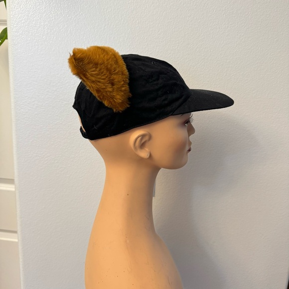 Vintage Arlin handmade Baseball Cap Cute with Fox Ears Unisex  Camping Cap - Picture 6 of 11